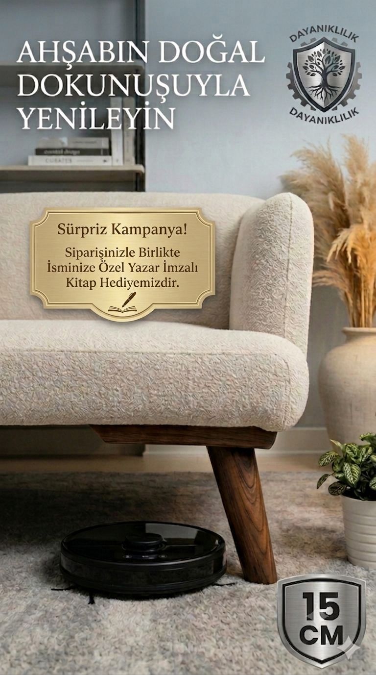 1. Sınıf Gürgen Ağacı 15 Cm Koyu Ceviz Mobilya Kanepe Koltuk Tv Ünitesi Yükseltici Yükseltme Ayakları