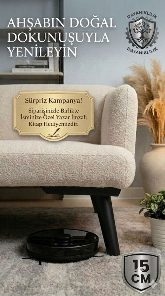1. Sınıf Gürgen Ağacı 15 Cm Siyah Mobilya Kanepe Koltuk Tv Ünitesi Yükseltici Yükseltme Ayakları