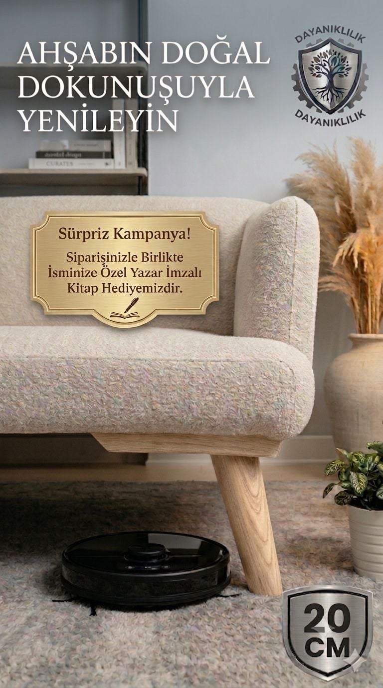 20 Cm Ham Mobilya Ayağı 1. Sınıf Gürgen Ağacı Mobilya Kanepe Koltuk Baza Tv Ünitesi Mobilya Ayakları