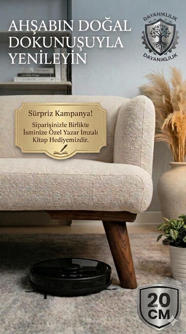 20 Cm Koyu Ceviz Mobilya Ayağı 1. Sınıf Gürgen Ağacı Mobilya Koltuk Baza Tv Ünitesi Mobilya Ayakları